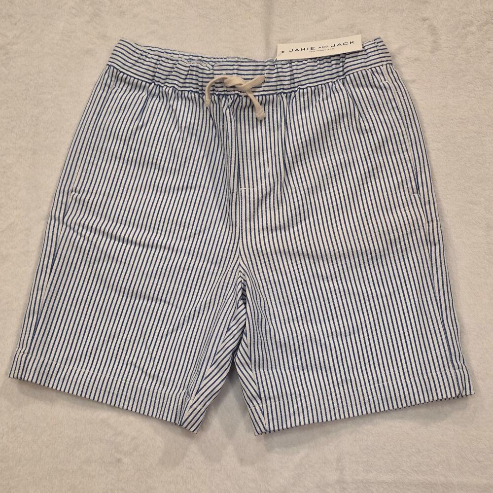 Janie and Jack Boys Striped Shorts Size 10 NWT